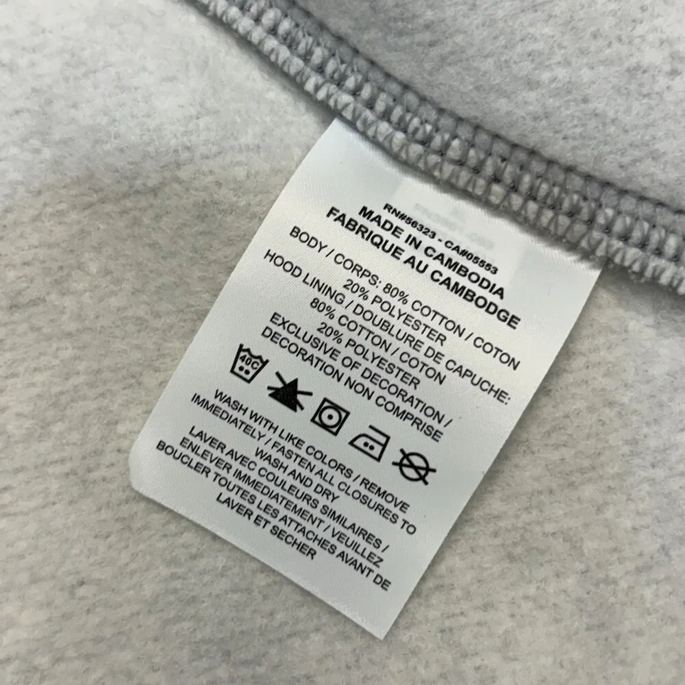 NWT Nike Men Club Fleece Full Zip Hoodie Size XL X-Large Gray C130 -16